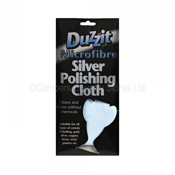 Duzzit Silver Polishing Microfibre Cloth Cambers Country Store